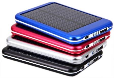 Внешний аккумулятор Power Bank с солнечной панелью 6000T