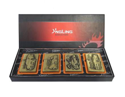 Зажигалка бензиновая тип zippo KingLing "Mercedes Benz"