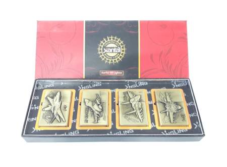 Зажигалка бензиновая тип zippo JianTai "MIG-35"