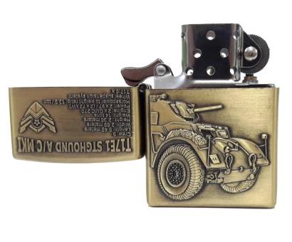 Зажигалка бензиновая тип zippo JianTai "T17E1 Stghound A/C MKI"