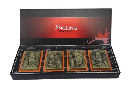 Зажигалка бензиновая тип zippo KingLing "Rolls-Royce Phantom II Continental (1934)"