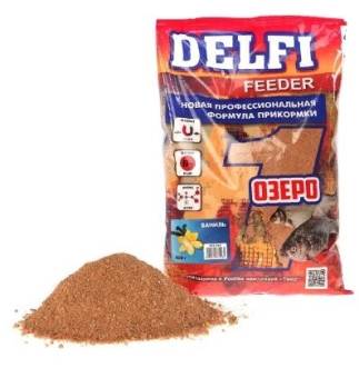 ПРИКОРМКА "Delfi feeder" (озеро; ваниль, 800 г)