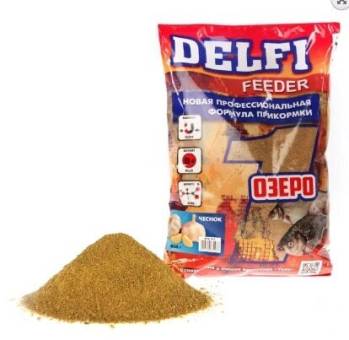 ПРИКОРМКА "Delfi feeder" (озеро; чеснок, 800 г)