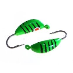 Мормышка вольф. банан TAKEDO Wolf Pro Banana ( d 4 мм, 1гр, крючок №14, цвет 13)