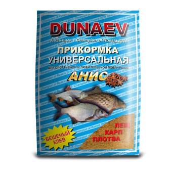 Прикормка DUNAEV универсальная (Анис, 0.9 кг)