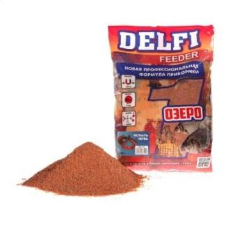 ПРИКОРМКА "DelfiI feeder" (озеро; мотыль, червь, 800 г)