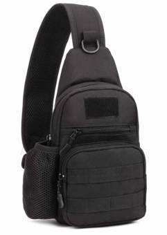 Сумка тактическая на плечо Oxford 600D BLACK