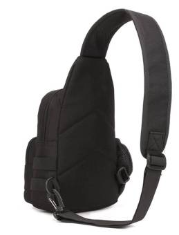Сумка тактическая на плечо Oxford 600D BLACK