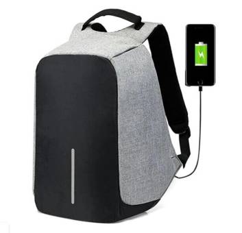 Рюкзак Антивор Bobby с USB портом 15л GRAY