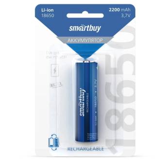 Аккумулятор Smartbuy LI 18650 2200 mAh