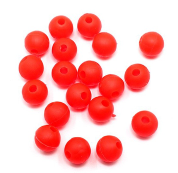 БУСИНА фидерная 6мм 20шт. Soft Beads, PVC, круглая "Namazu"