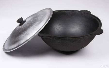 КАЗАН чугунный узбекский 10 л КрД