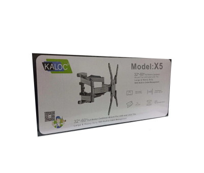 КРОНШТЕЙН для ТВ 32- 60" (81-152 см) наклонно-поворотный KALOC X5