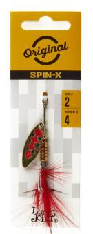 БЛЕСНА "2" 4гр. вращ. SPIN X LONG GX "Lucky John"