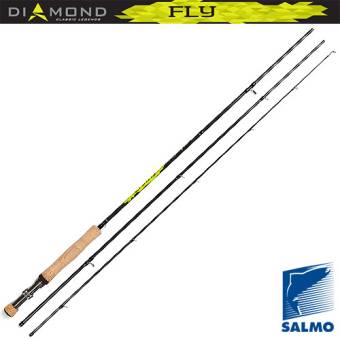УДИЛИЩЕ нахлыстовое дл.2.7м, т.5-6г, DIAMOND FLY "Salmo" 156-270