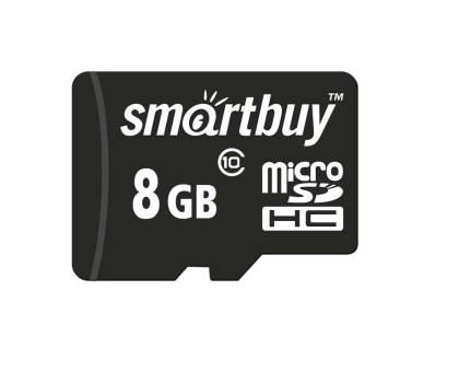 Карта памяти Micro-SD Smartbuy 16Gb class 10 (+SD адаптер)