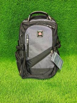 Рюкзак 35L 8815# USB Gray "Grissom"