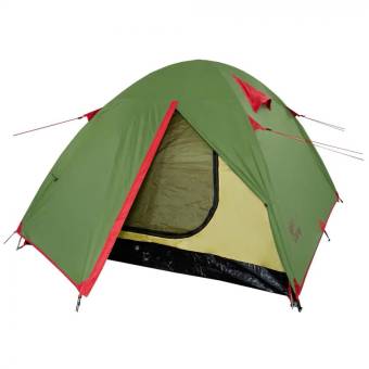 ПАЛАТКА Camp 4 (зеленый) "Tramp" TLT-022.06