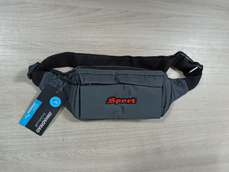 СУМКА поясная Sport 8202# серый