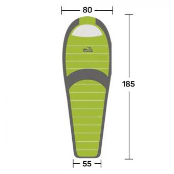 Спальный мешок -20 Hiker Compact/Правый "Tramp"