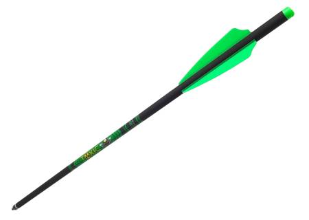 СТРЕЛА арбалетная карбон Toxic 16" Half Moon Nock
