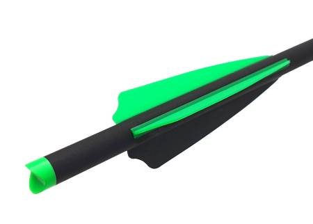 СТРЕЛА арбалетная карбон Toxic 16" Half Moon Nock