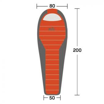 Спальный мешок кокон -20 Fjord T-Loft Compact L "Tramp"
