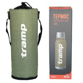 ТЕРМОЧЕХОЛ для термоса 1.2 л, оливковый "Tramp