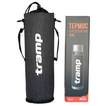 ТЕРМОЧЕХОЛ для термоса 0.9 л, серый "Tramp"