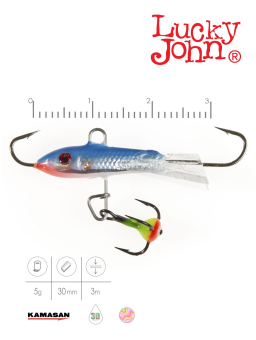 БАЛАНСИР CLASSIC 3 С ТР. 5г. 30мм, цв.15 "Lucky John" 81301-15H