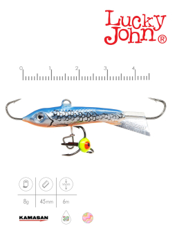 БАЛАНСИР CLASSIC 4.5 С ТР. 8г. 45мм, цв.45H "Lucky John" 81451-45H