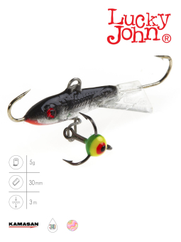 БАЛАНСИР CLASSIC 3 С ТР. 5г. 30мм, цв.13H "Lucky John" 81301-13H