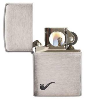 ЗАЖИГАЛКА Zippo бензиновая 200PL BR FIN PIPE