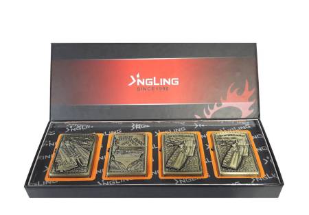 Зажигалка бензиновая тип zippo KingLing "Авианосец"