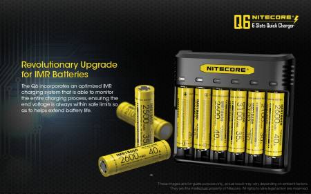 Зарядное устройство "NITECORE" Q6 на 6*АКБ