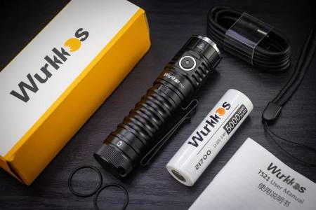 ФОНАРЬ ручной TS21 SST20 Black 5000К "Wurkkos"