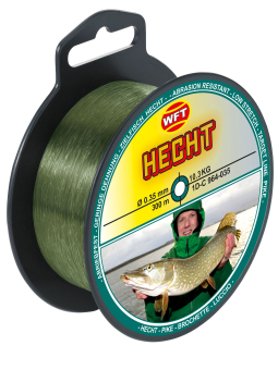 ЛЕСКА монофильная ZIELFISCH HECHT (ЩУКА) 300м/035 "WTF"