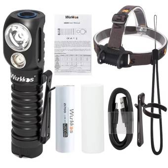 ФОНАРЬ налобный HD20 Black "Wurkkos" 5000K