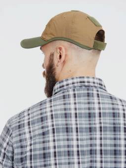 Бейсболка Logo Cap Helikon, цвет Coyote/Olive Green A