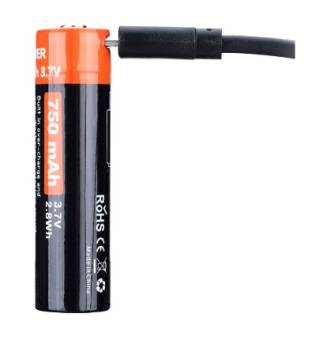 АККУМУЛЯТОР 14500 FiTorch (750 mAh) с зарядкой USB
