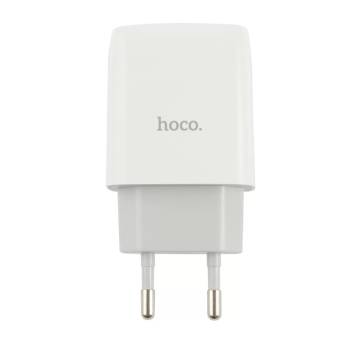 Сетевое зарядное устройство Hoco C72Q Glorious, USB, 18W, QC3.0, белый