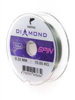 ЛЕСКА DIAMOND монофильная 150m, 0.30mm, 8.55kg. "Salmo"