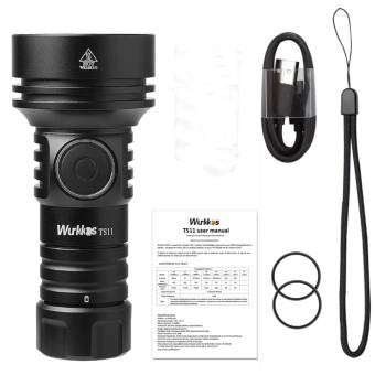 Фонарь ручной TS11 18350 SFT40 Black 6000-6500К "Wurkkos"