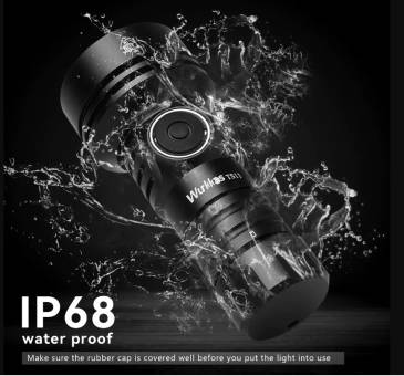 Фонарь ручной TS11 18350 SFT40 Black 6000-6500К "Wurkkos"