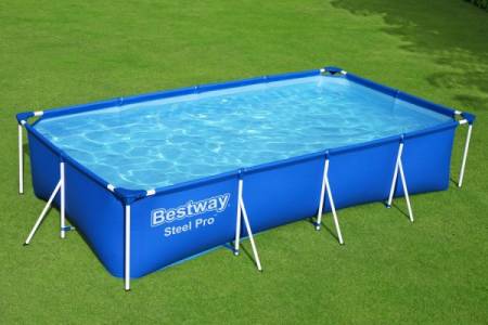 Каркасный бассейн BestWay Steel Pro 400х211х81см, 5700л. 56405