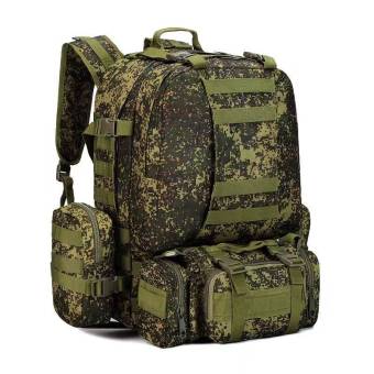 Рюкзак тактический рейдовый 55л "Pixel Green"