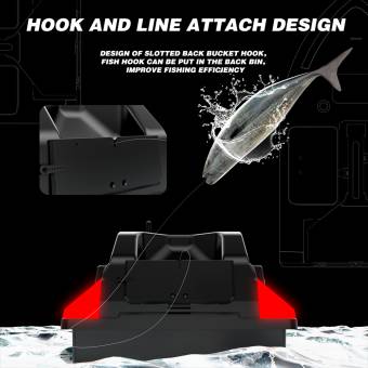 ЛОДКА рыболовная с GPS 12000мАч с пультом дистан. управ. "Fish"