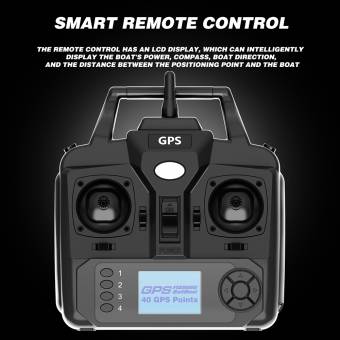 ЛОДКА рыболовная с GPS 12000мАч с пультом дистан. управ. "Fish"