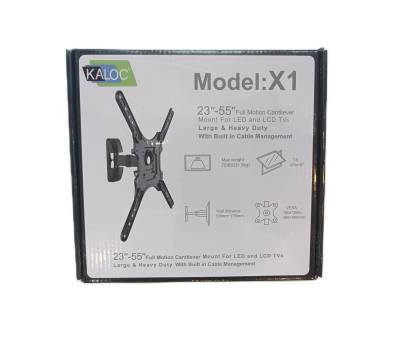 КРОНШТЕЙН для ТВ 23-55" (58-140 см) наклонно-поворотный KALOC X1