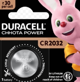 БАТАРЕЙКА DL/CR2032 3V "Duracell" дисковая литиевая